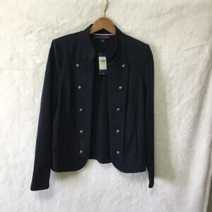 Tommy Hilfiger Navy Military Band Jacket